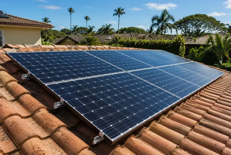 Installation de panneaux solaires à Thoiras